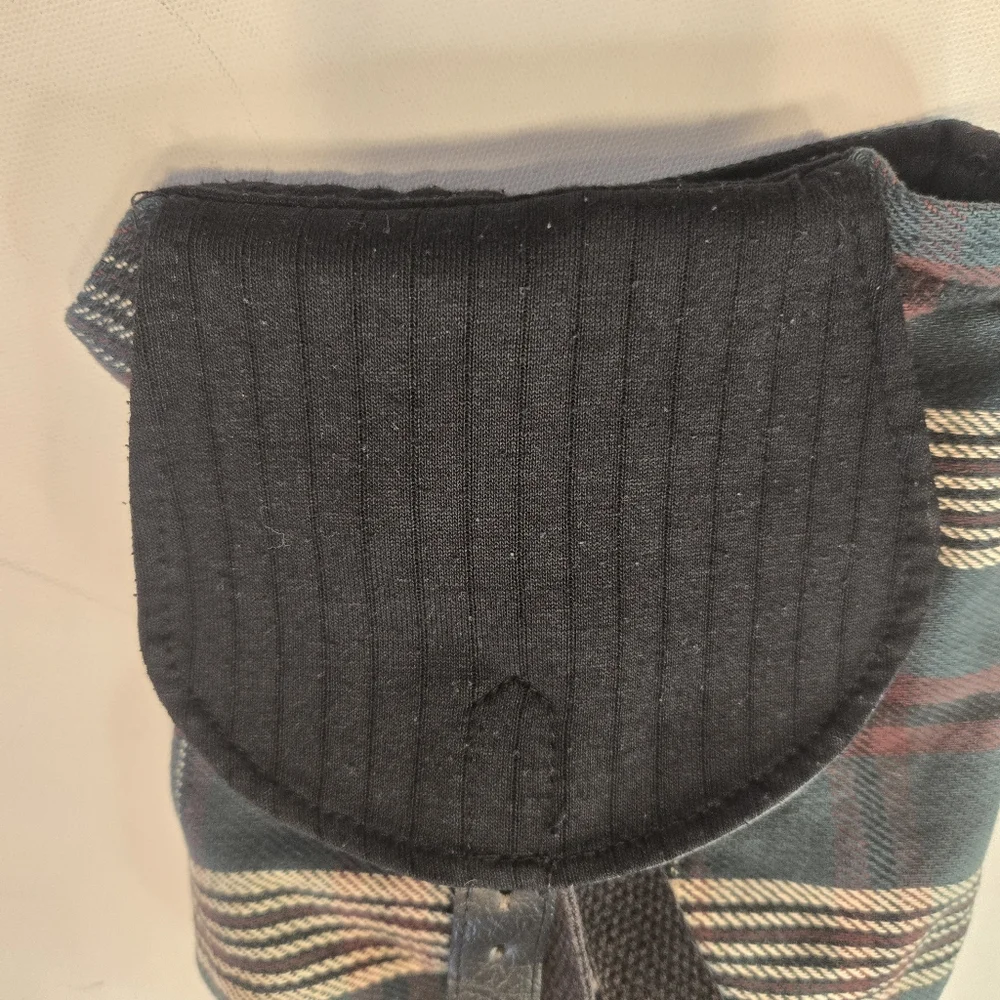 Plaid Womens‎ Mini Backpack With Adjustable Straps Punk Goth Festival